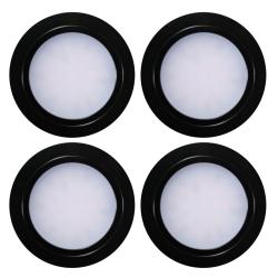 Indux Luma kleine inbouw keuken Multi Tone LED Set 4 Spots Zwart 1208972384