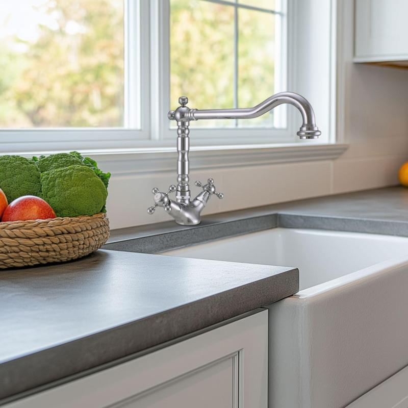 PB Nostalgische keukenkraan V1910 Chroom